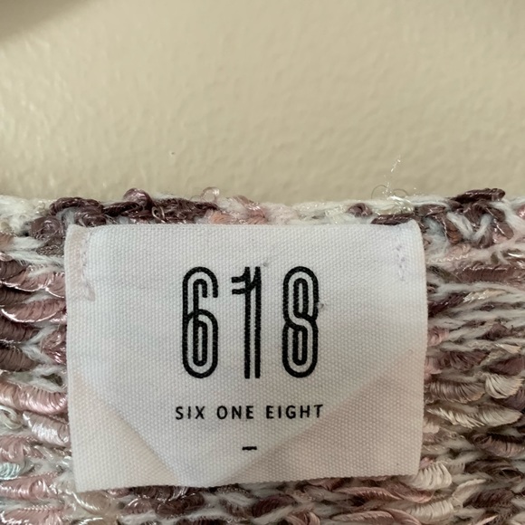 618 woven cropped sweater - Picture 3 of 5